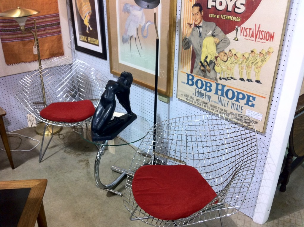 antique steel chairs