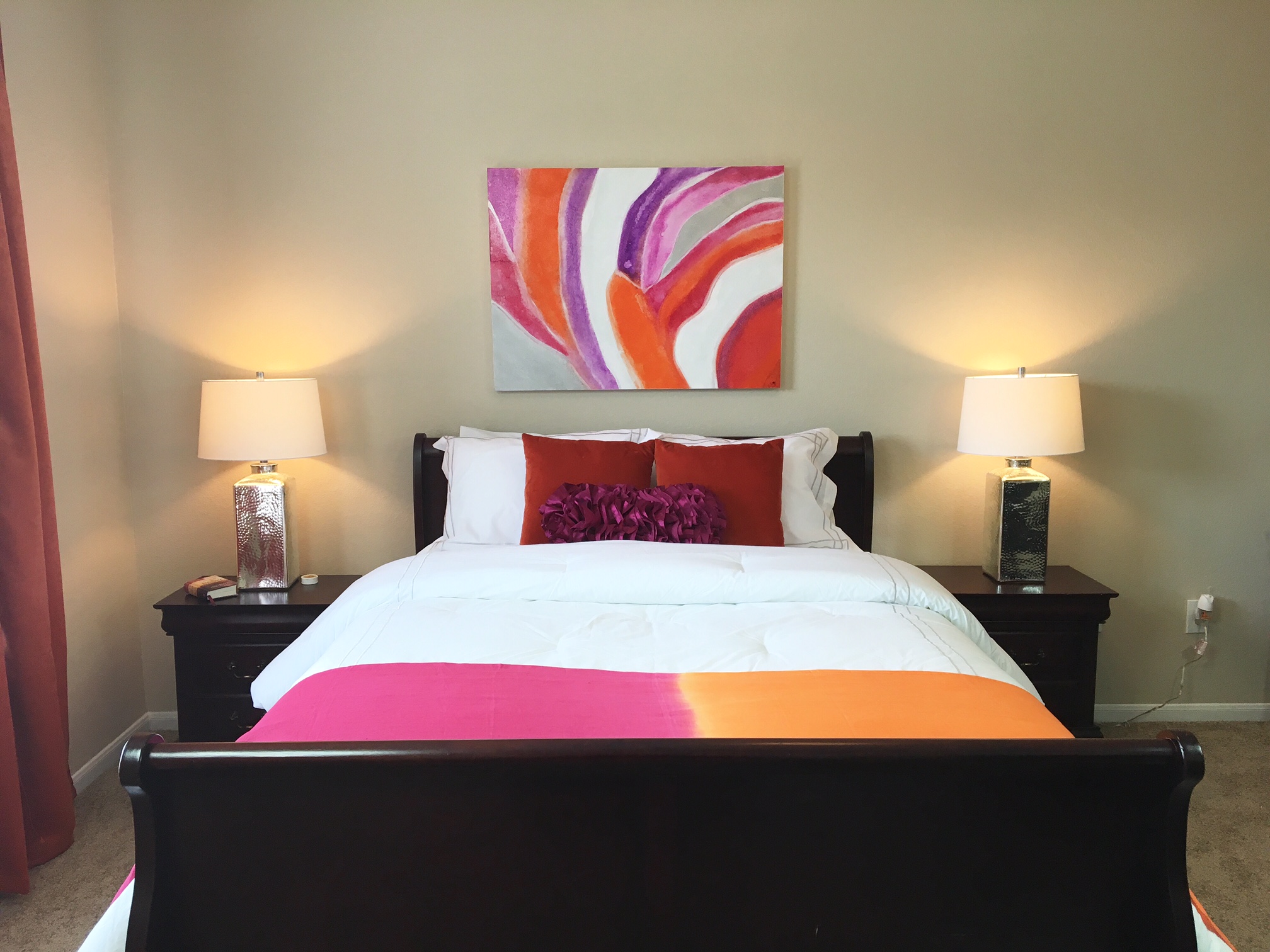 Downtown Dallas Master Bedroom/Designs by Tamela 