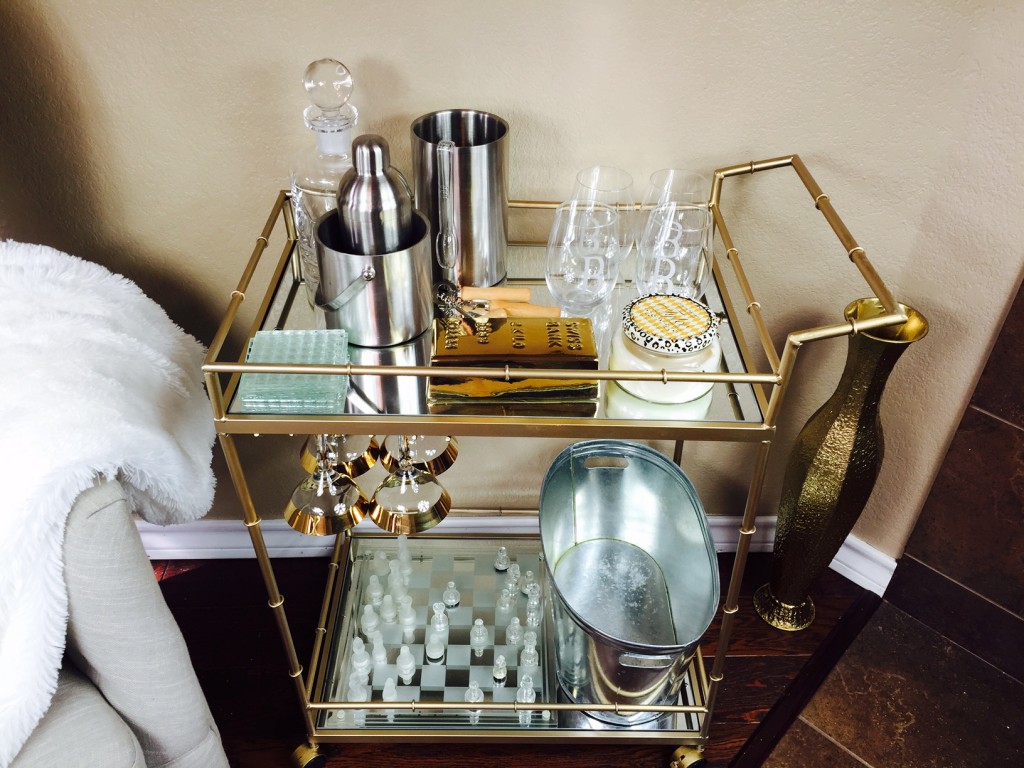 bar cart styled