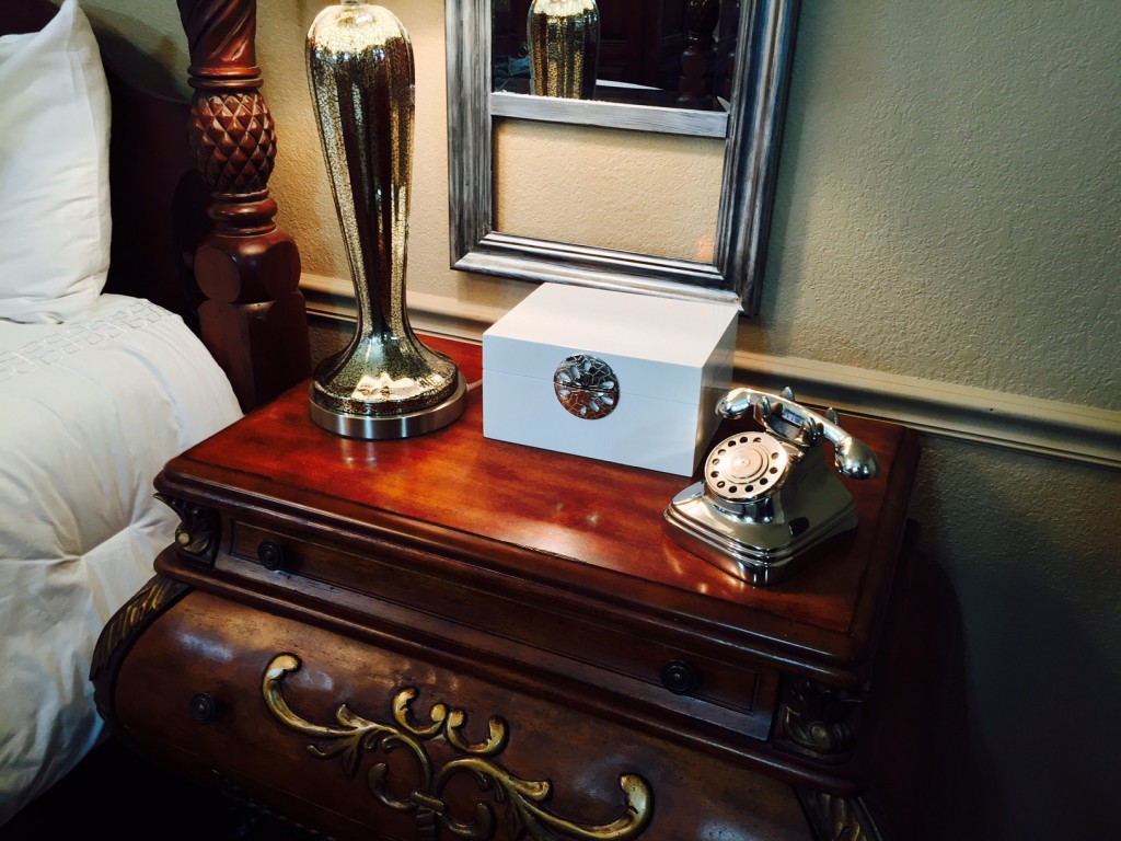 happy man nightstand