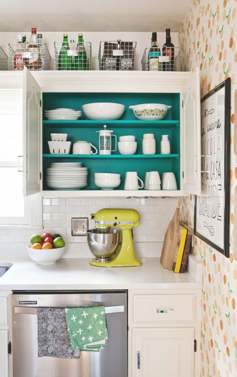 Awkward Spaces Decorating Above Kitchen Cabinets Tamela Bowie
