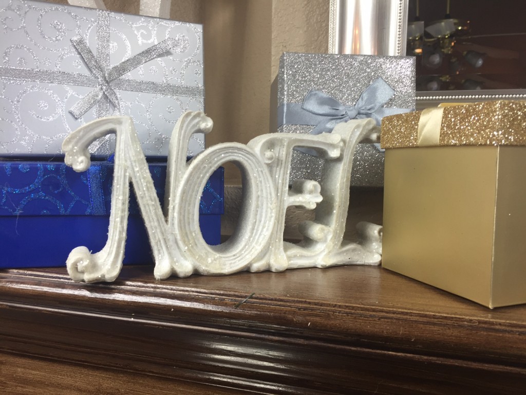 Christmas noel sign