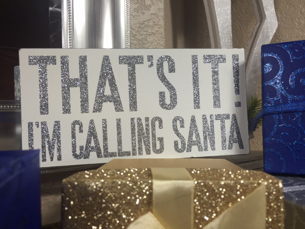 christmas santa sign