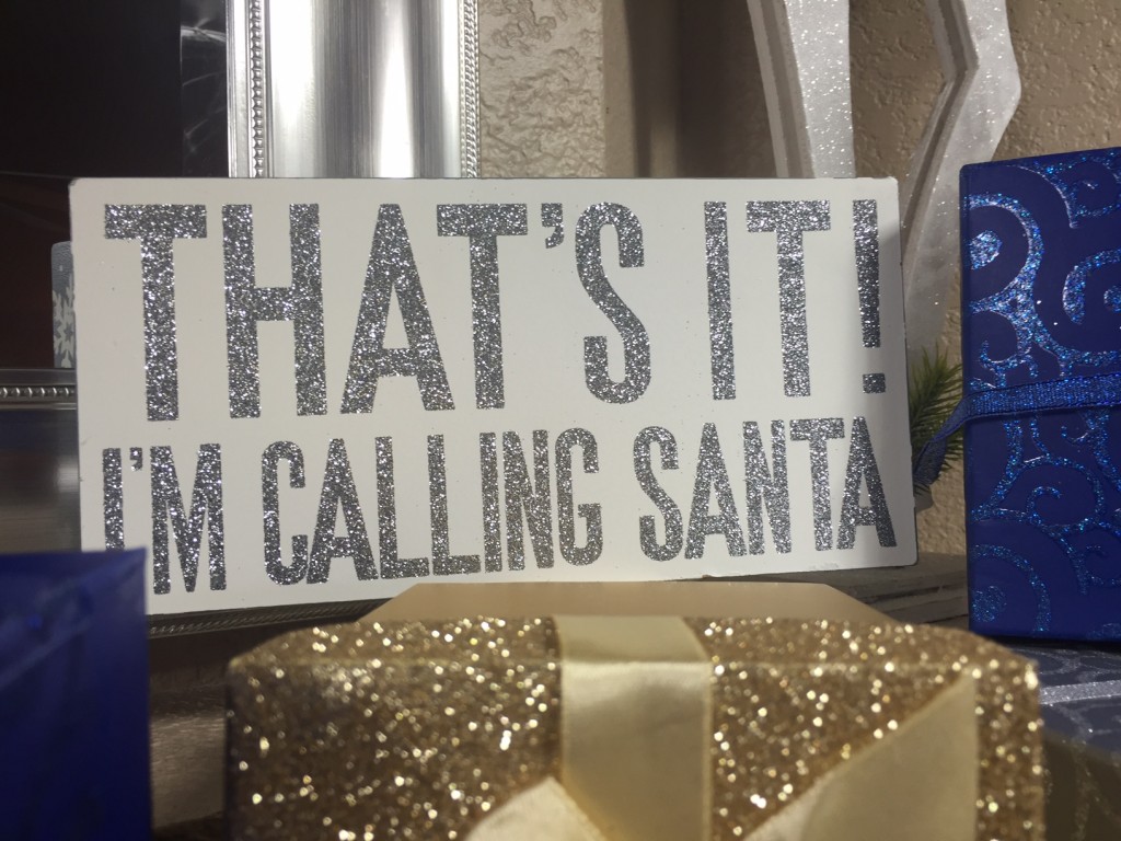 christmas santa sign